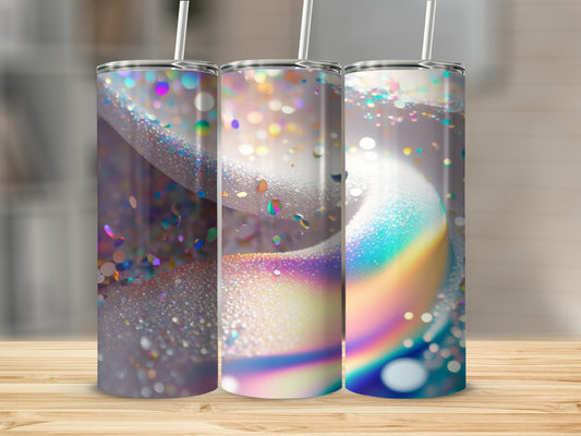 Glitter Sparkle Holographic Design Tumbler Product