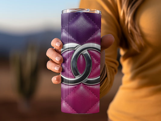 Elegant Purple To Pink Design With A Symbol Tumblers