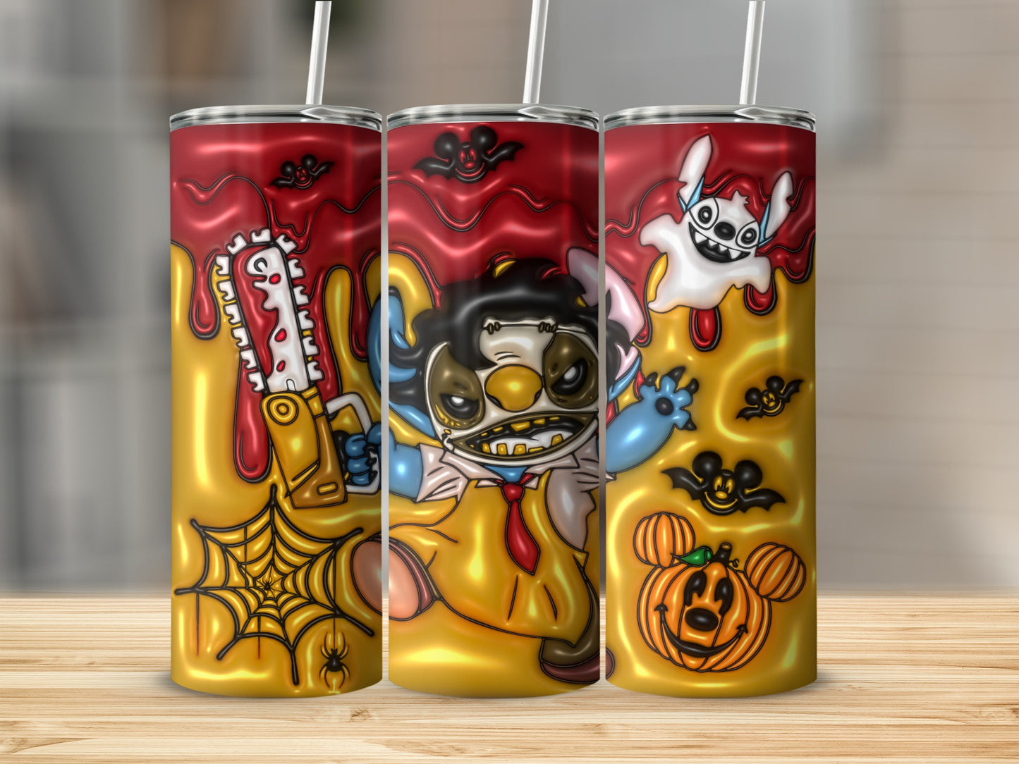 Halloween Horror Spill Inspired Tumbler Design