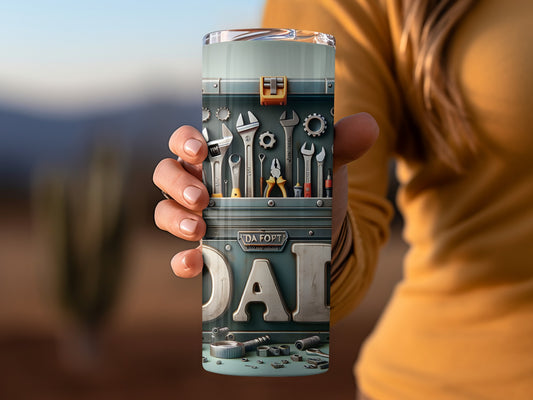 Dad Tools Themed Tumbler Perfect Gift For Handyman