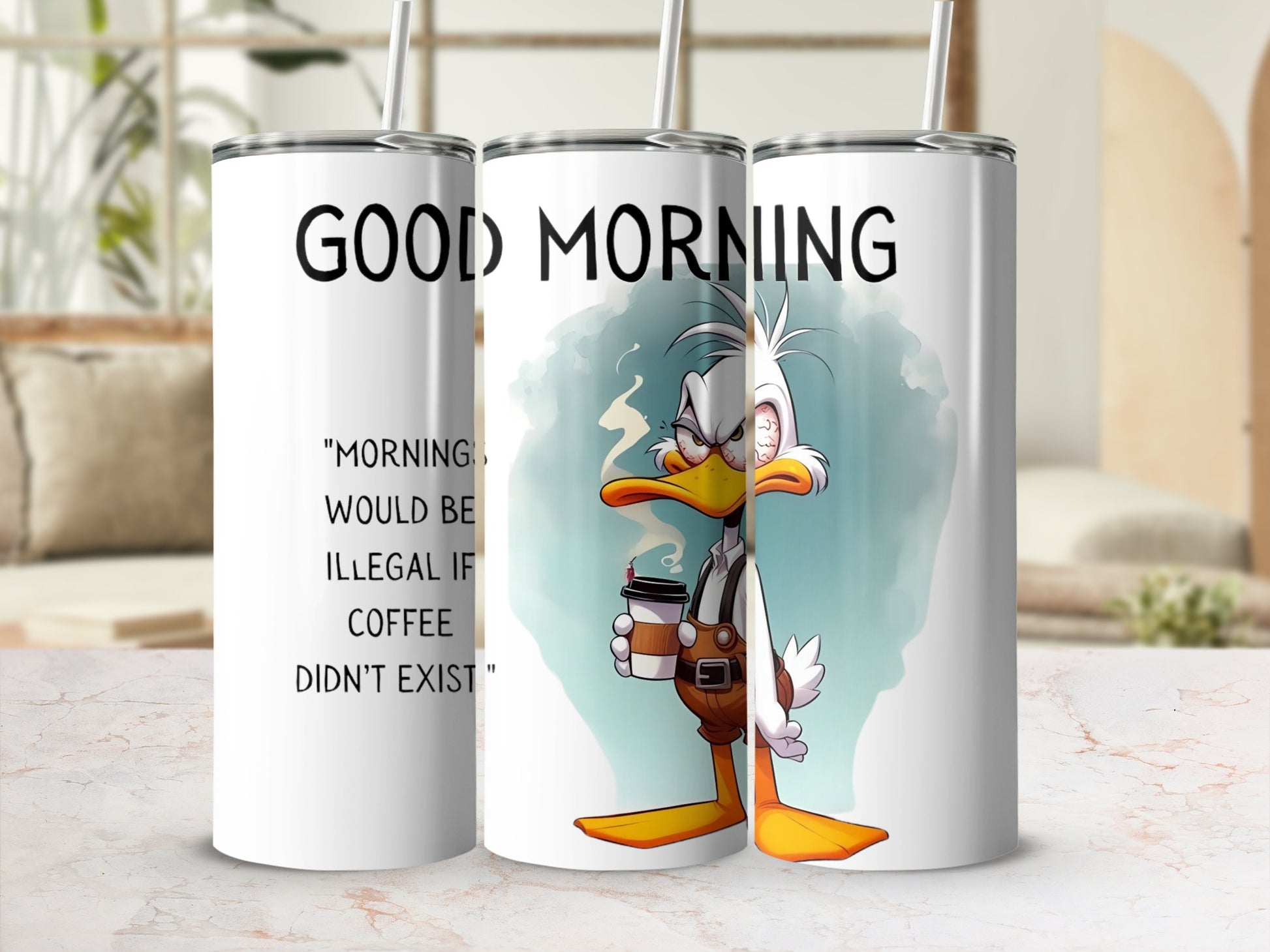 Good Morning Coffee Lover Tumbler for Daily Use