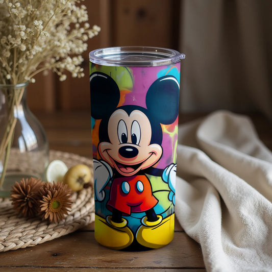 Colorful Cartoon Character Insulated Travel Tumbler