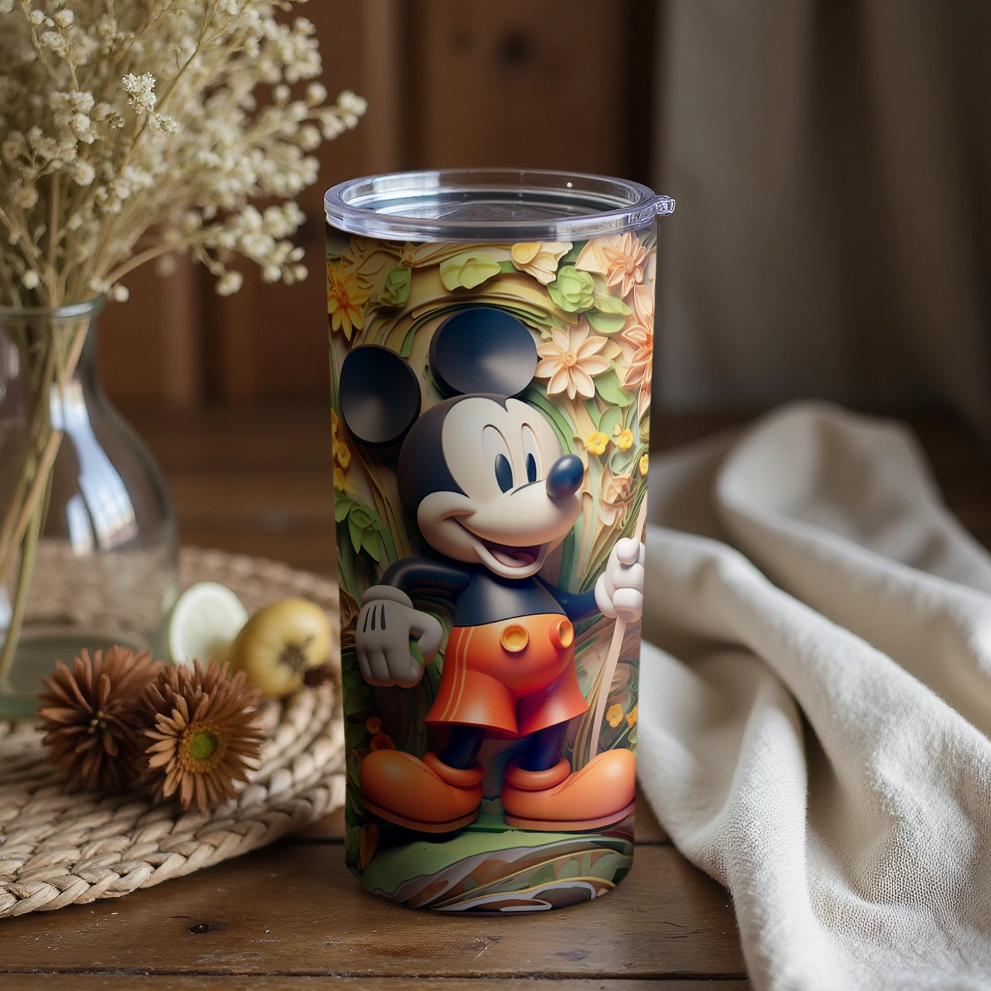 Cute Mickey Mouse Themed Tumbler for All Ages