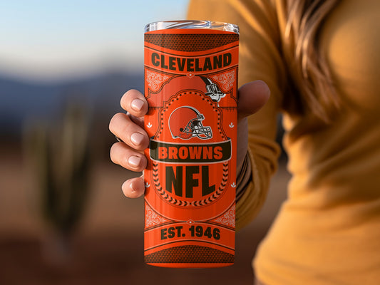 Cleveland Browns NFL Football Team Since 1946 Tumbler