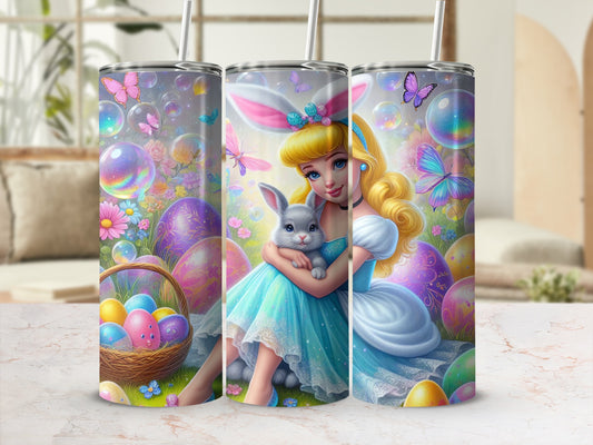 Princess Bunny Easter Eggs Butterflies Bubbles Flowers product type