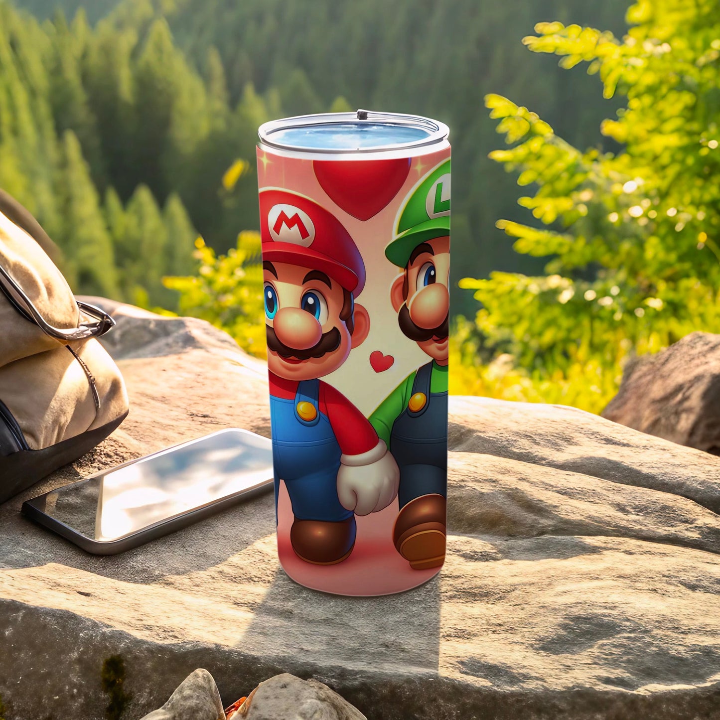 Mario and Luigi Adventure Tumbler for Gamers