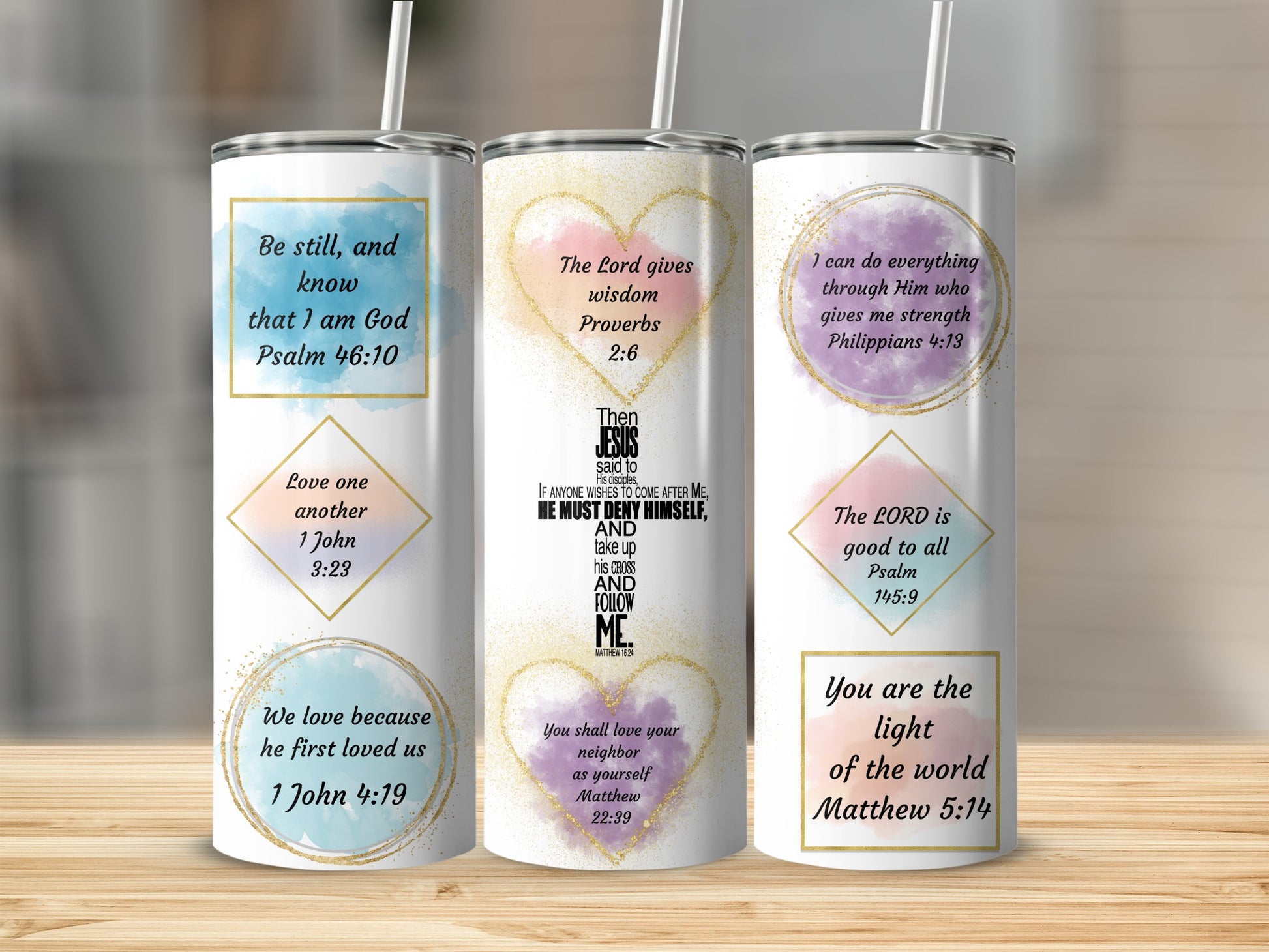 Inspirational Bible Quotes To Go Tumblers for Every Day