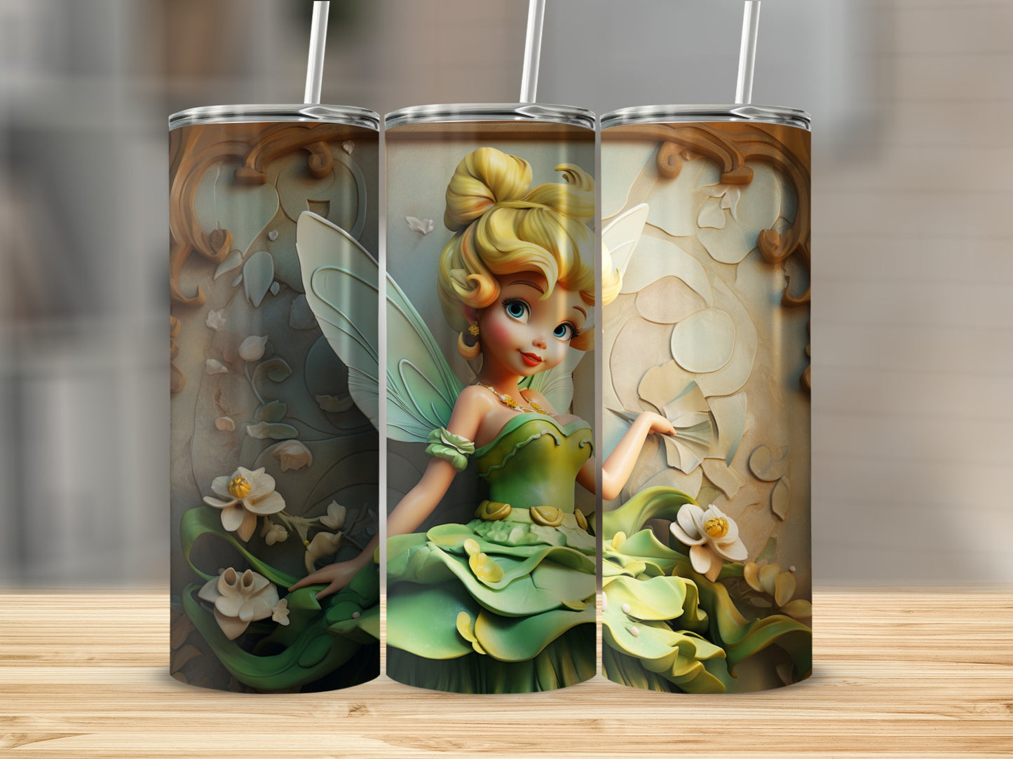 Fairy Tale Fantasy Tumbler With Intricate Design