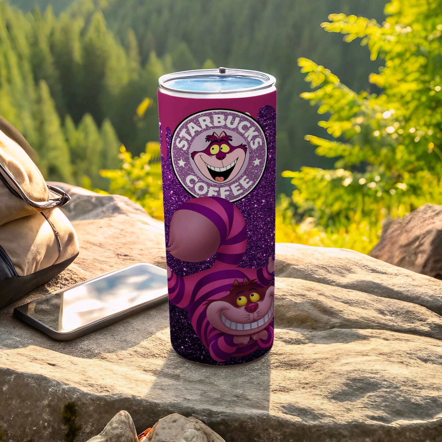 Starbucks Cheshire Cat Tumbler with Lid Travel Mug