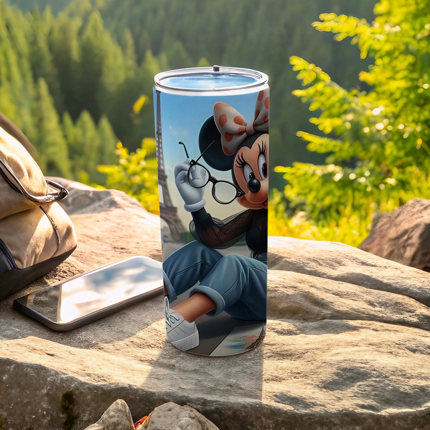 Minnie Mouse in Glasses Adventure Tumbler Cup