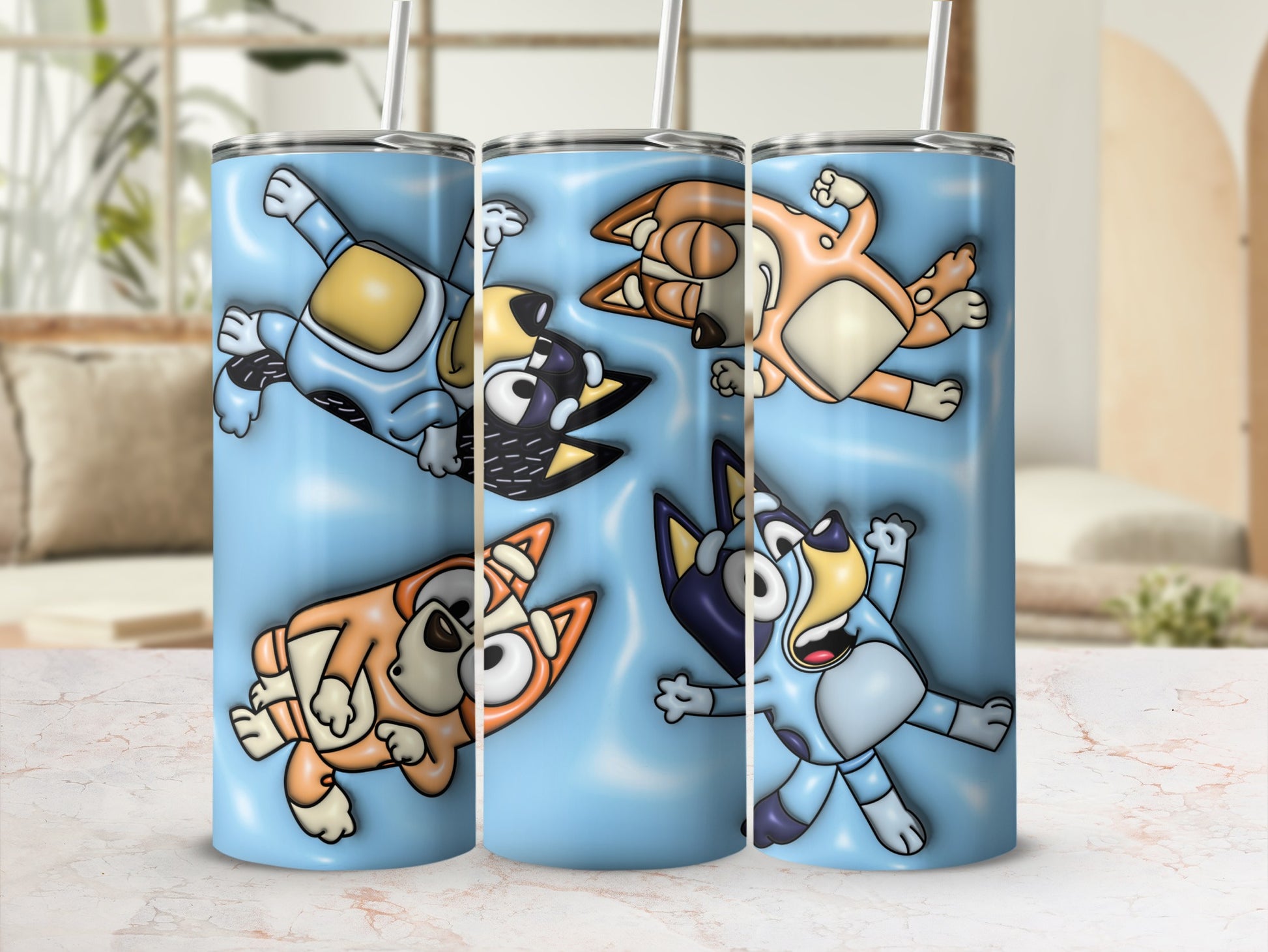Cute Cartoon Character Themed Tumblers for Kids