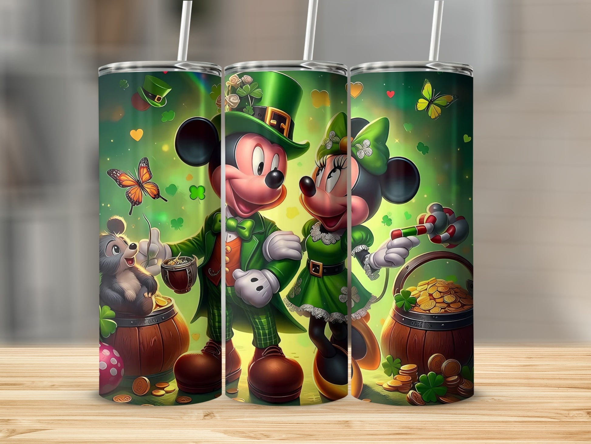 Mickey and Minnie St. Patrick's Day themed product