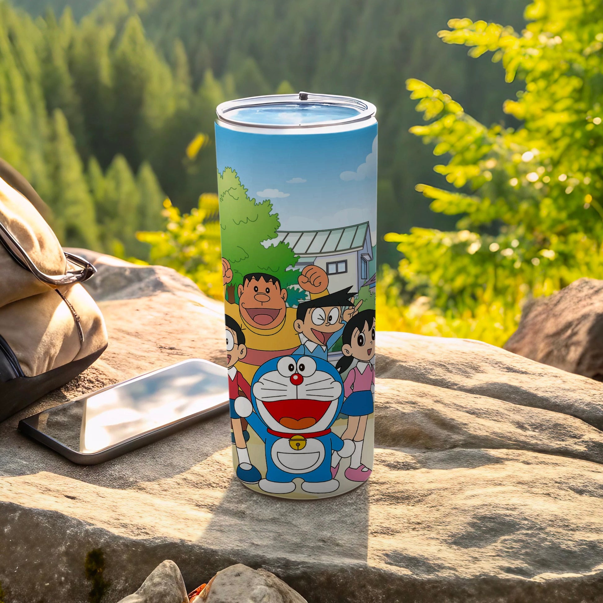 Vibrant Cartoon Characters Insulated Tumbler for Everyday Use