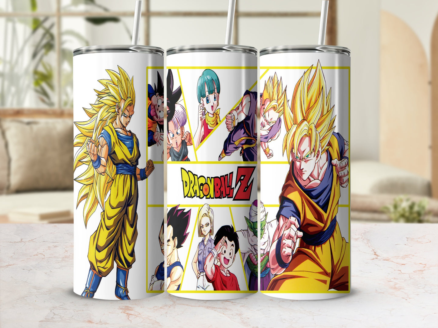 Dragon Ball Z Character Artwork Tumbler 20oz