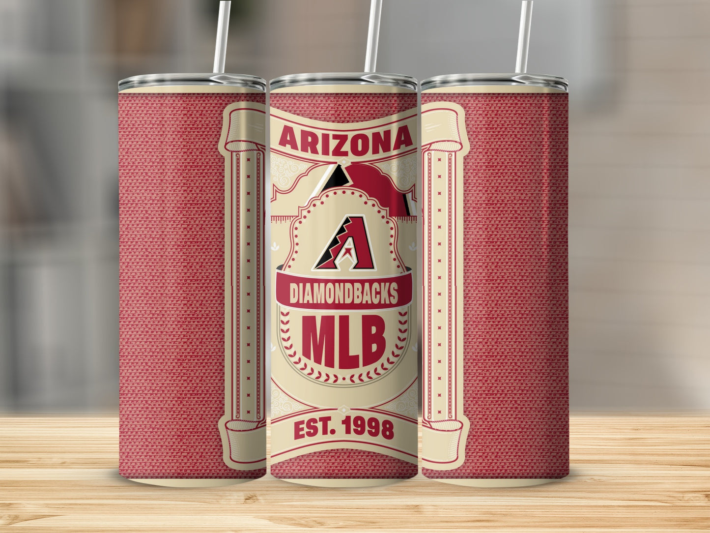 Arizona Diamondbacks MLB Established 1998 Unique Tumbler