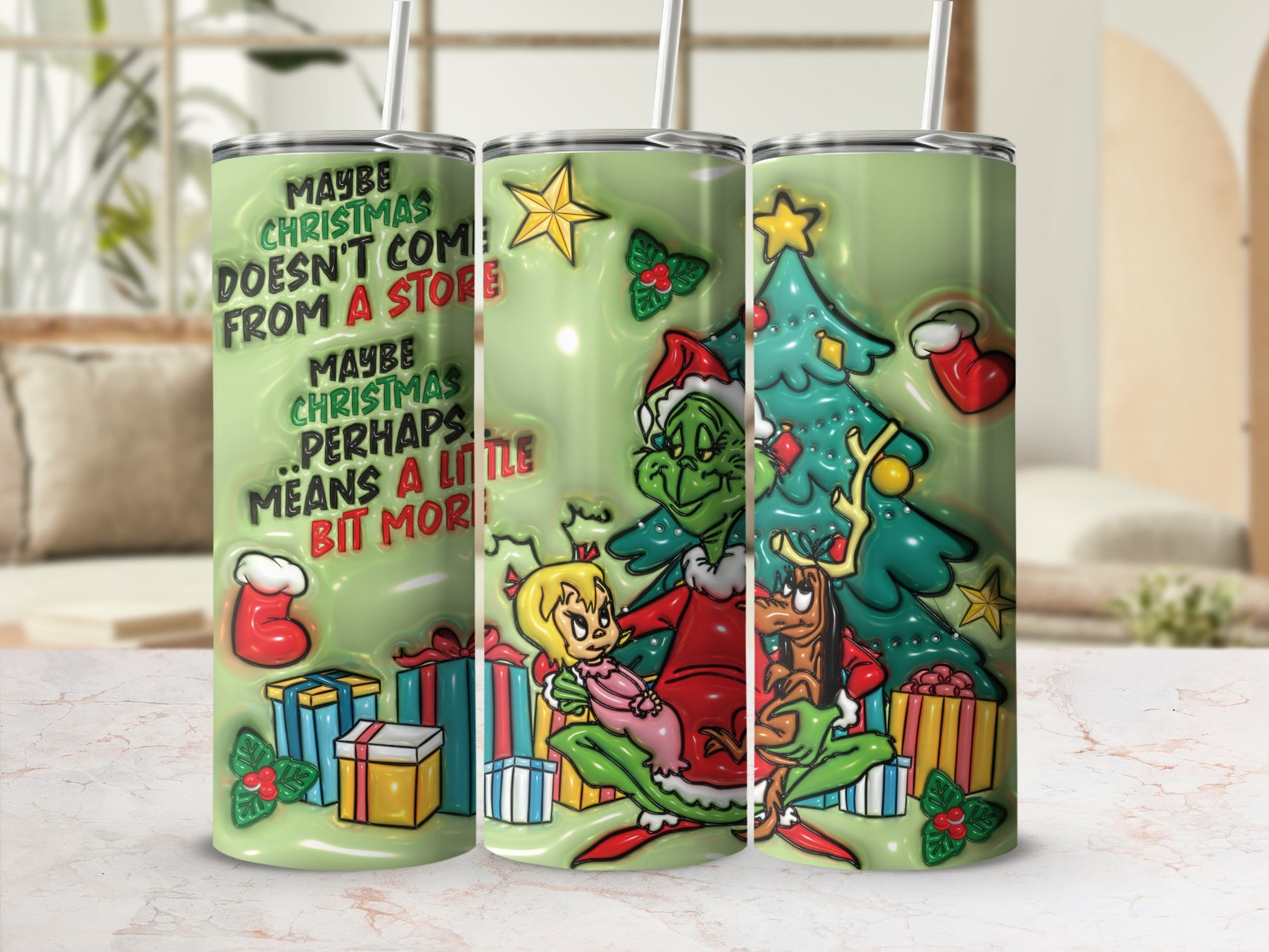 Maybe Christmas Means A Little Bit More Tumbler