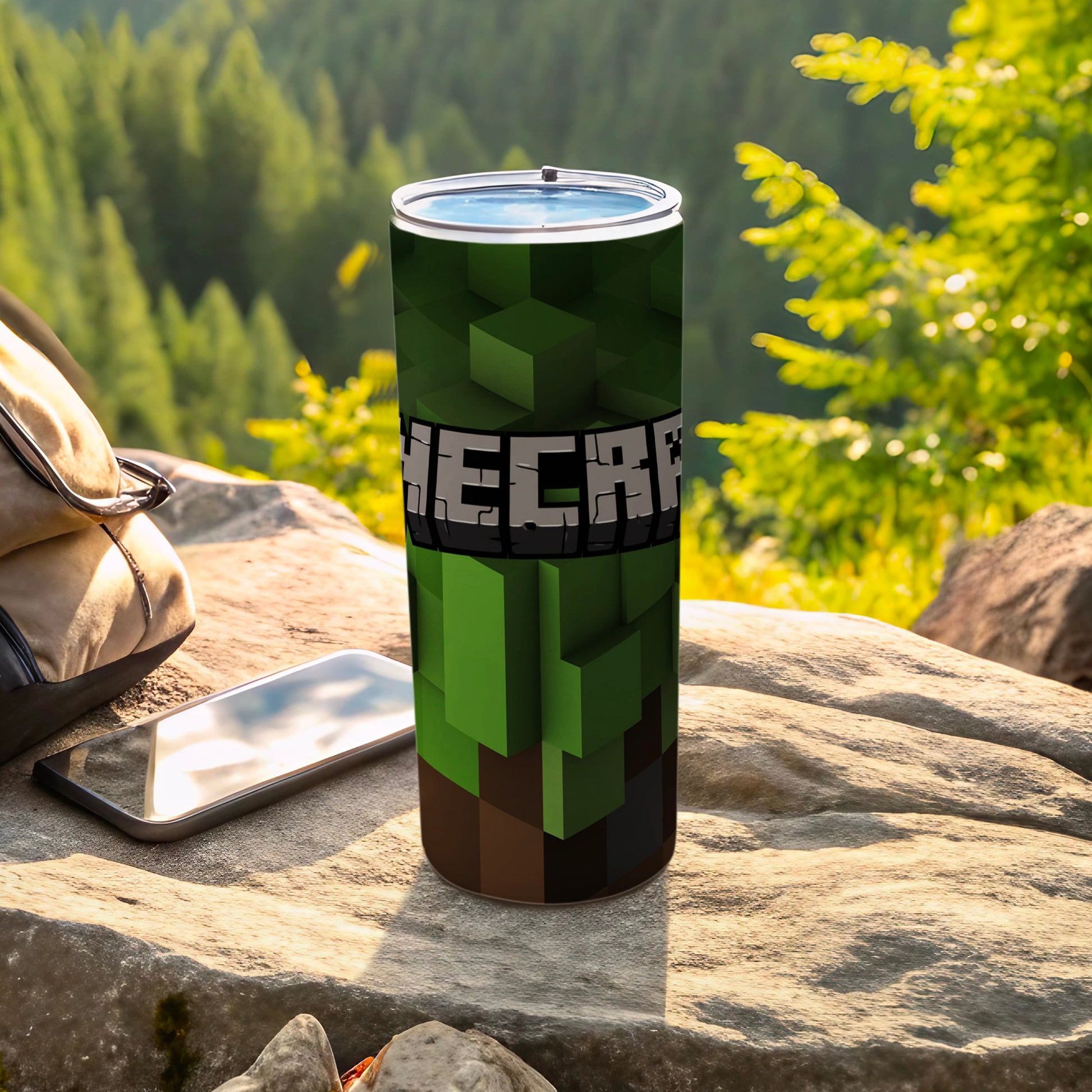 Minecraft Block Pattern Insulated Tumbler product type