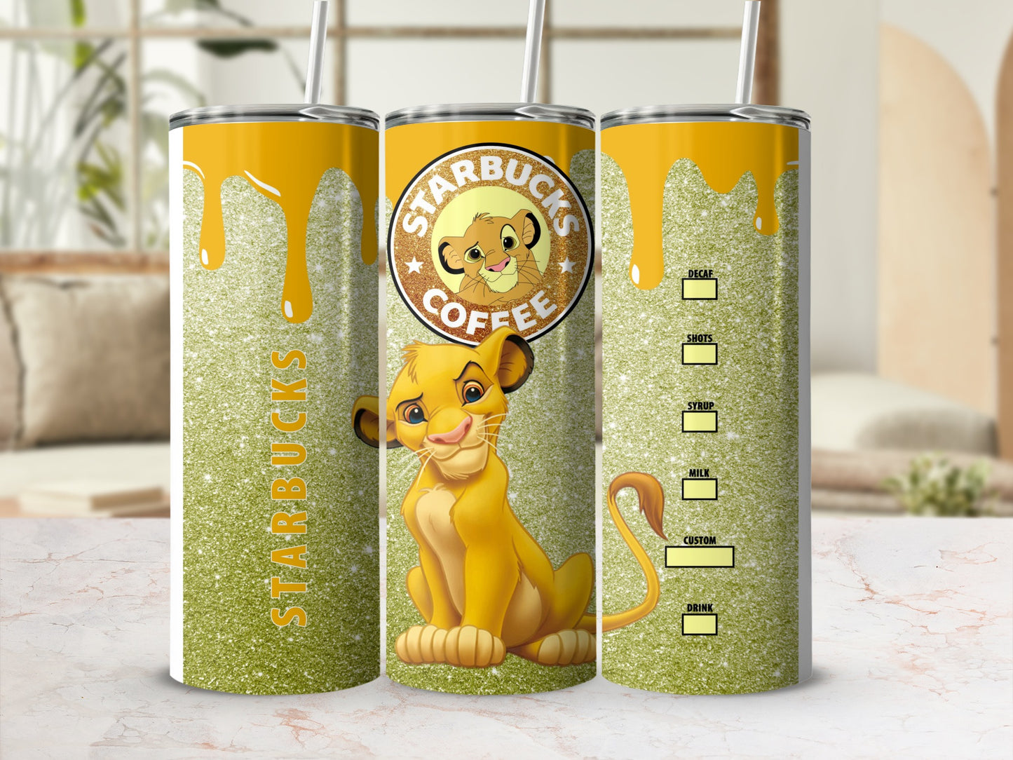 Starbucks Coffee with Lion Design 20oz Tumbler Cup