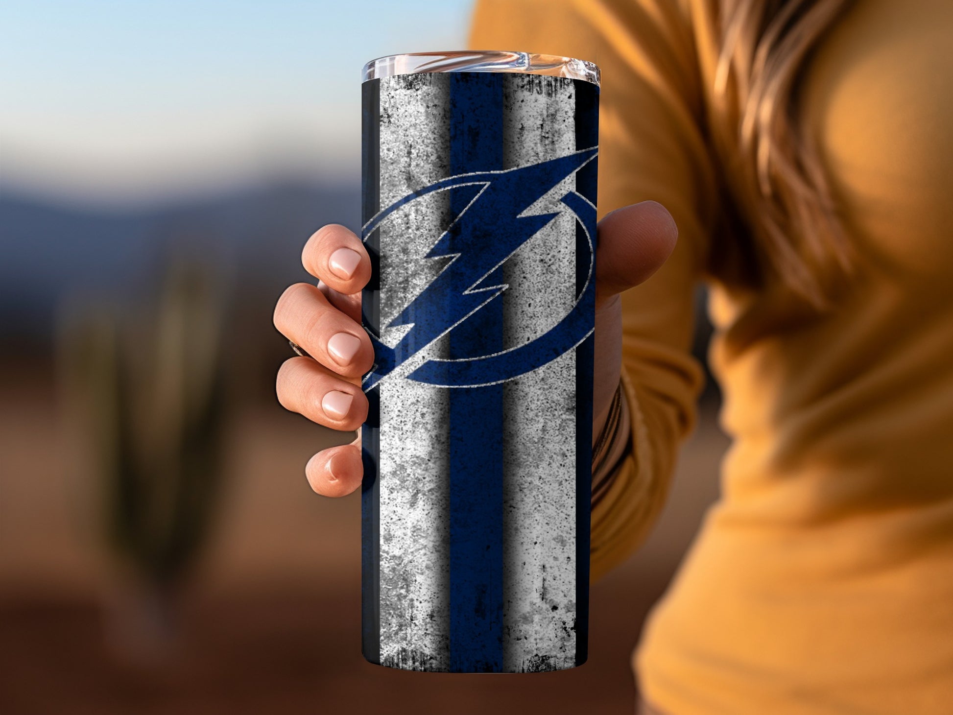 Lightning Bold Logo Tumbler for Beverages and More