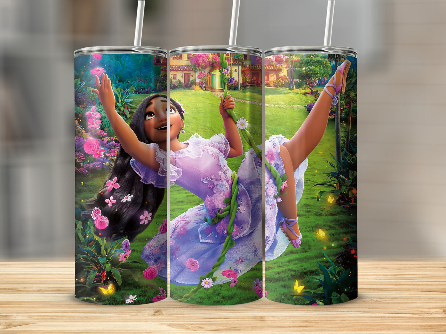 Vibrant Character Design Tumbler 20oz Stainless Steel