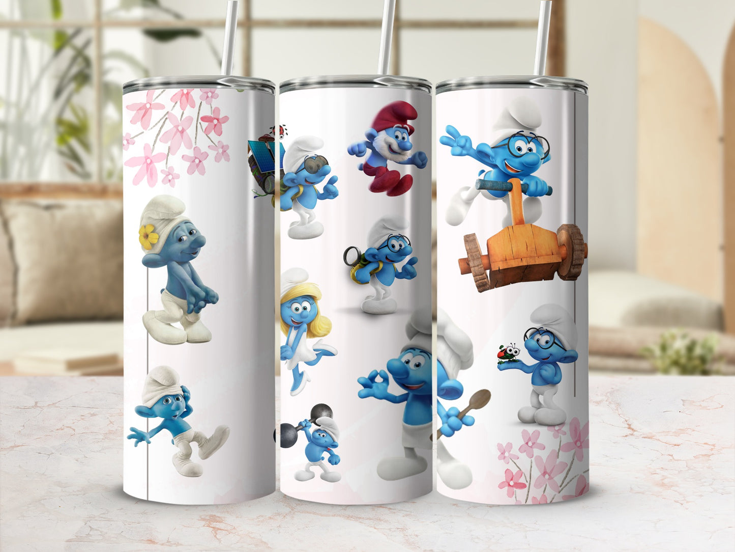 Smurfs Character Stainless Steel Tumbler Cup Product