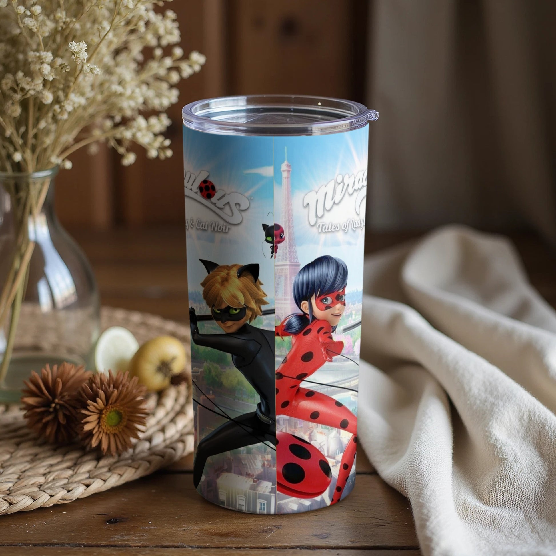 Miraculous Tales of Ladybug and Cat Noir Tumbler Cup