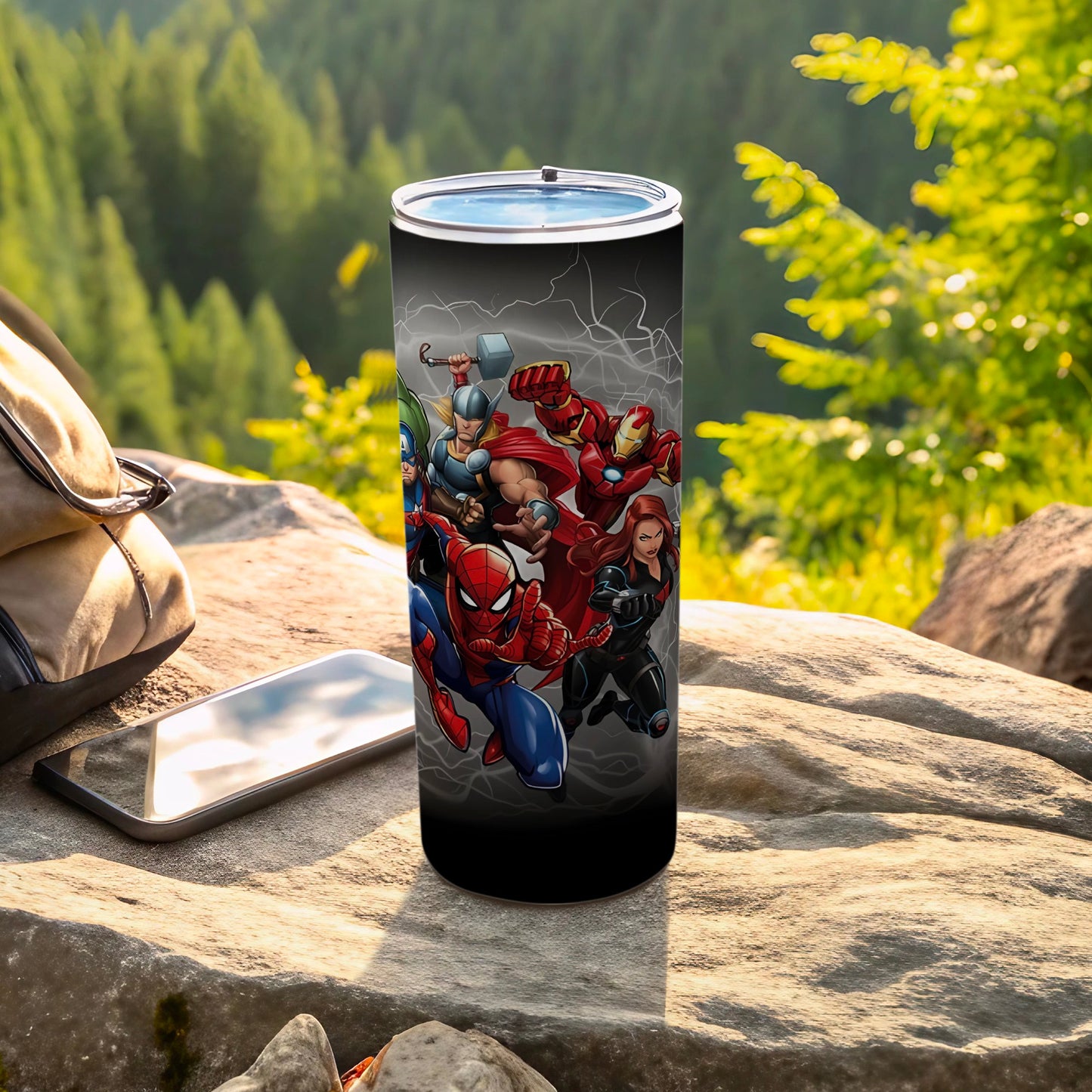 Marvel Superheroes Stainless Steel Tumbler