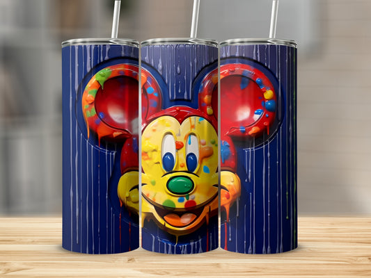 Colorful Mickey Mouse Face Design Tumbler Product