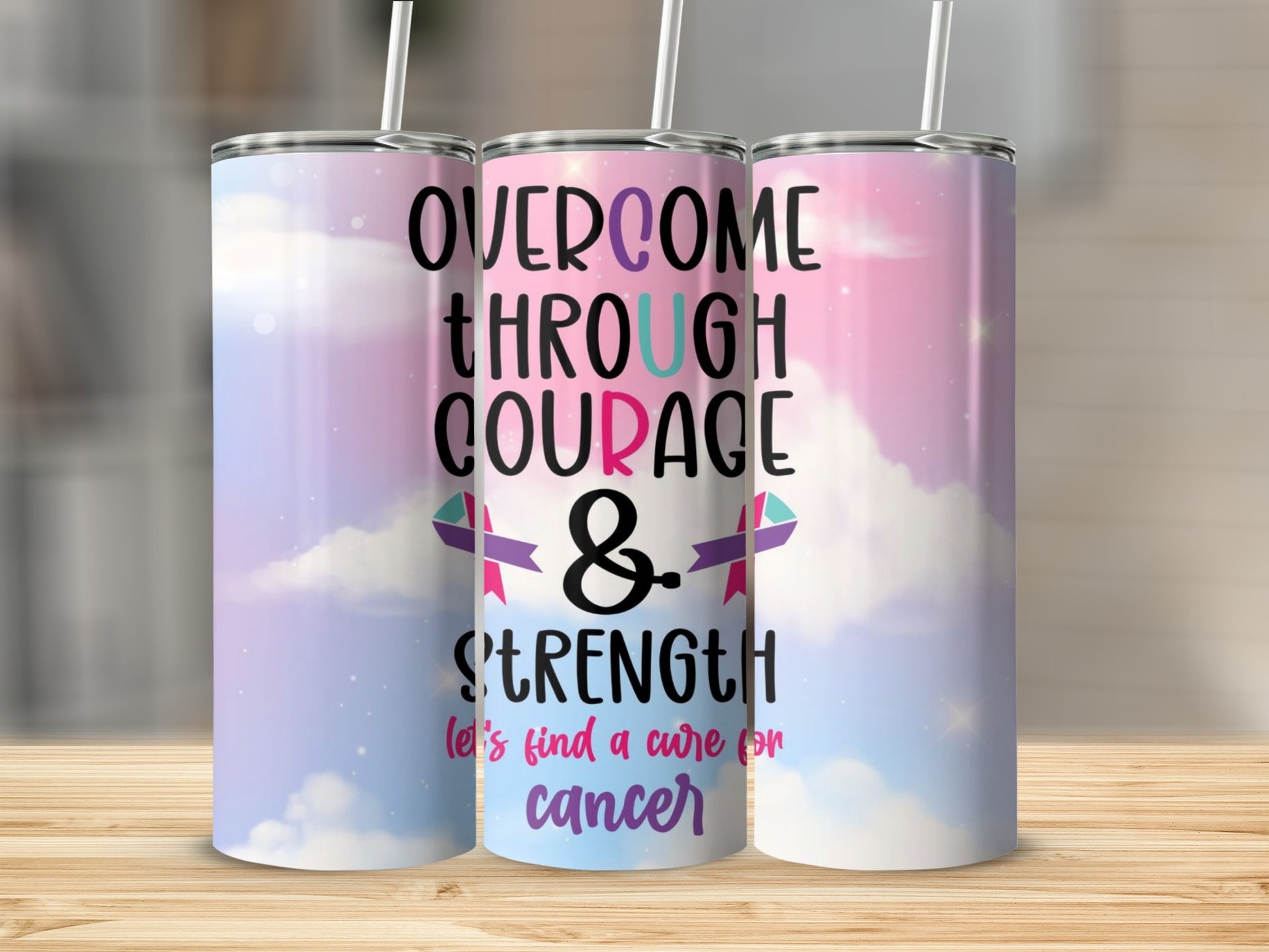 Inspirational Overcome Through Courage and Strength Product