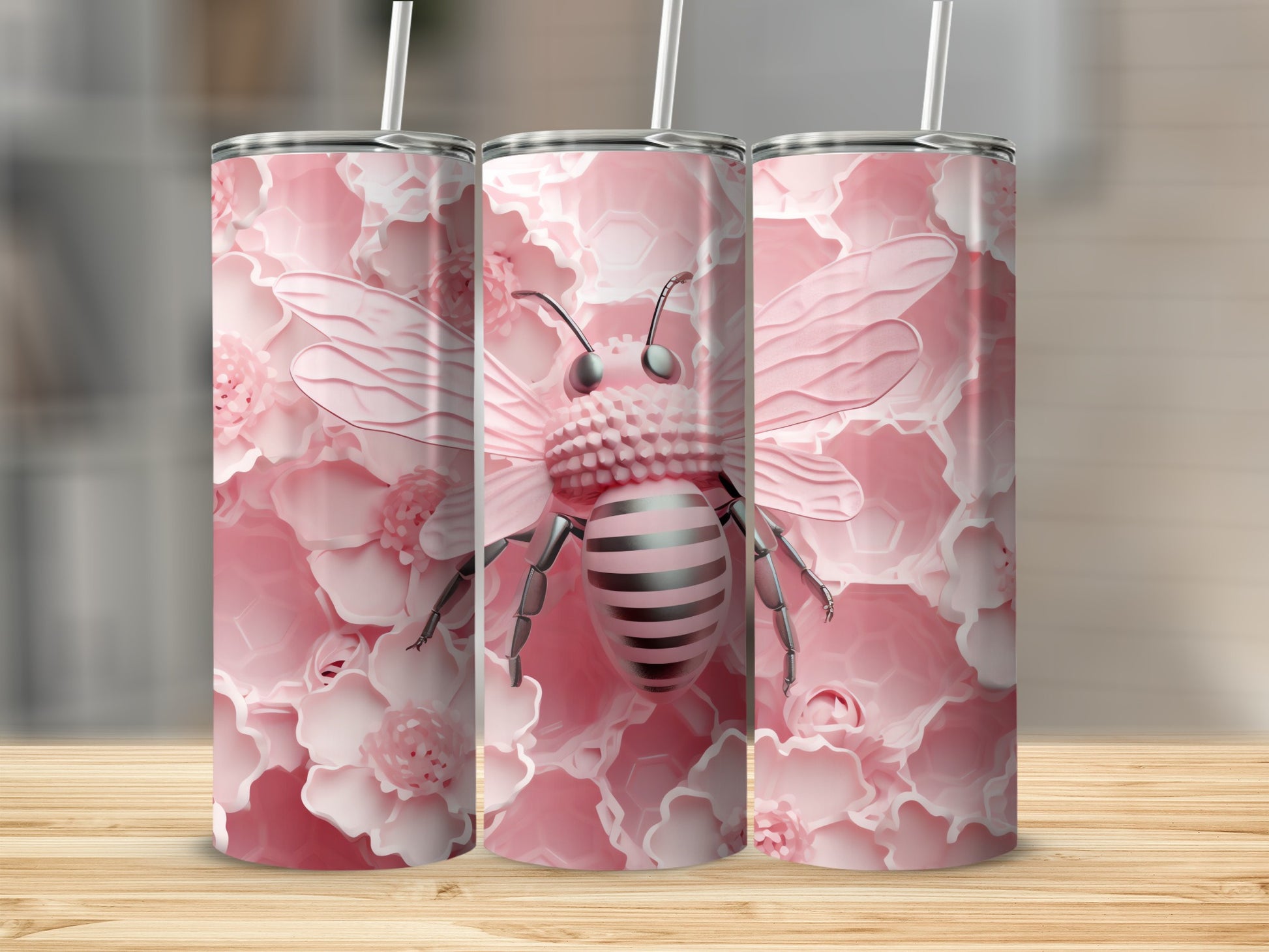 Pink Bee Honeycomb Floral Pattern Tumbler Design product type
Pink Bee Tumbler, Floral Tumbler, Honeycomb Tumbler, Skimmer Tumbler, Cute Bee Design, Pink Flower Art, Abstract Bee Tumbler, Drinkware Gift, Bee Lover Gift, Unique Tumbler, Aesthetic Drinkware, Summer Tumbler, Spring Tumbler, Pink Gradient, Nature Inspired, Insect Motif, Custom Beverage, Tumbler With Lid, Tumbler With Straw, Modern Tumbler