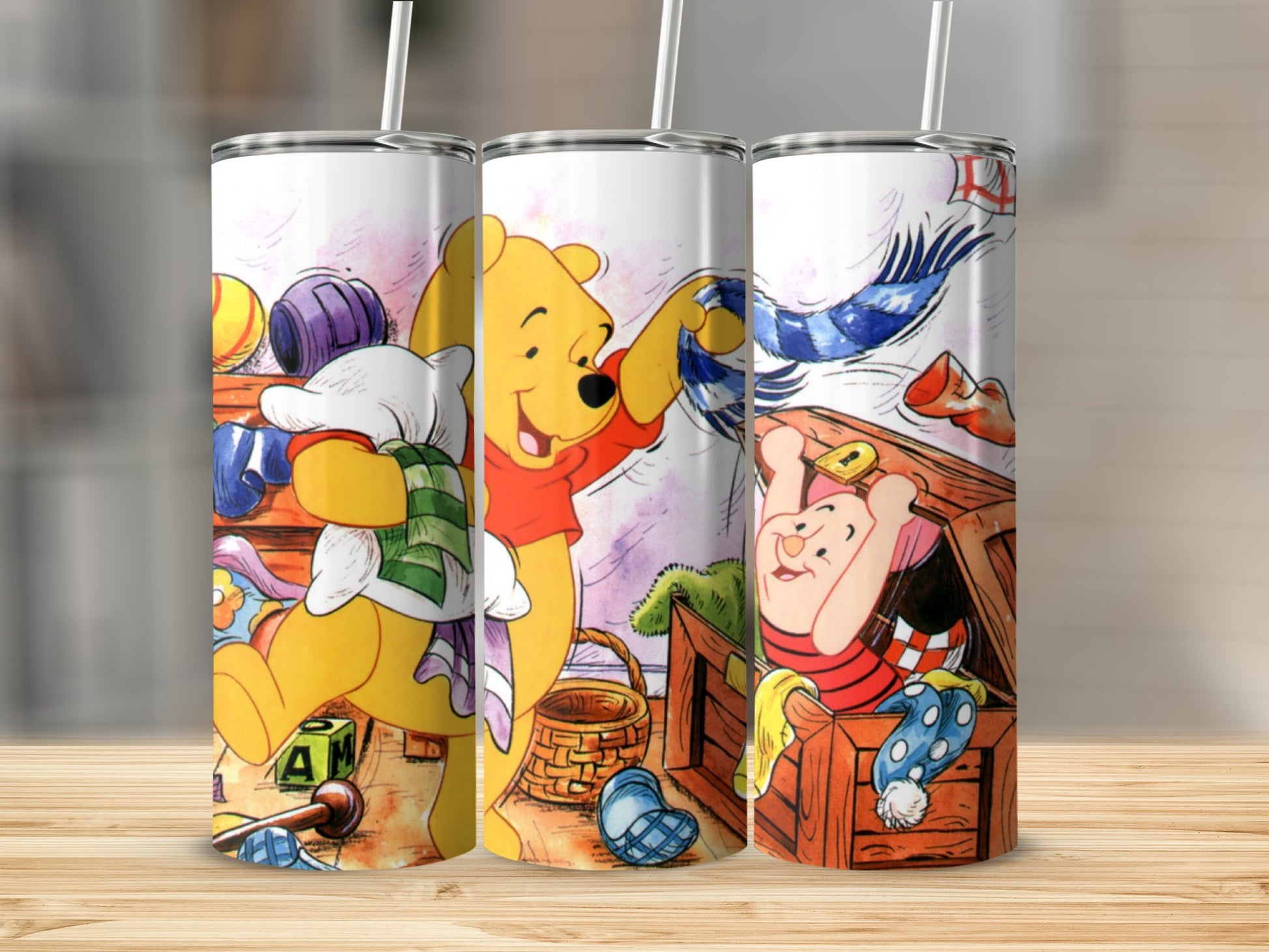 Colorful Cartoon Character Tumbler For Kids Drinkware