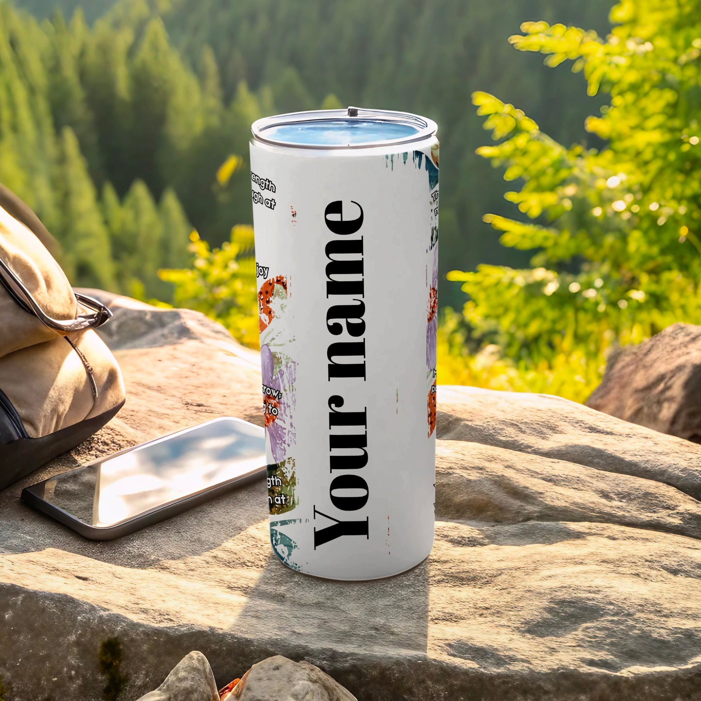 Personalized Your Name Insulated Tumbler Flask