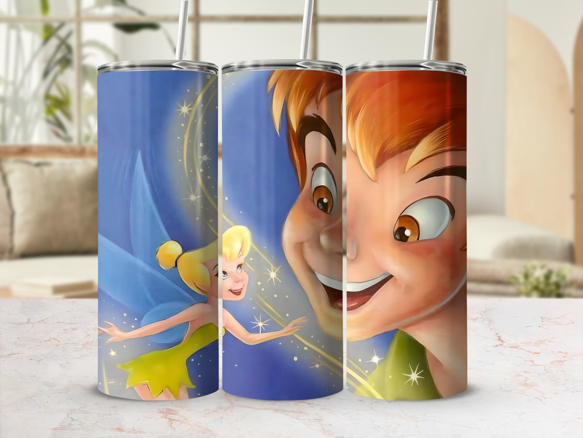 Vibrant Cartoon Design Insulated Tumbler Drinking Cup