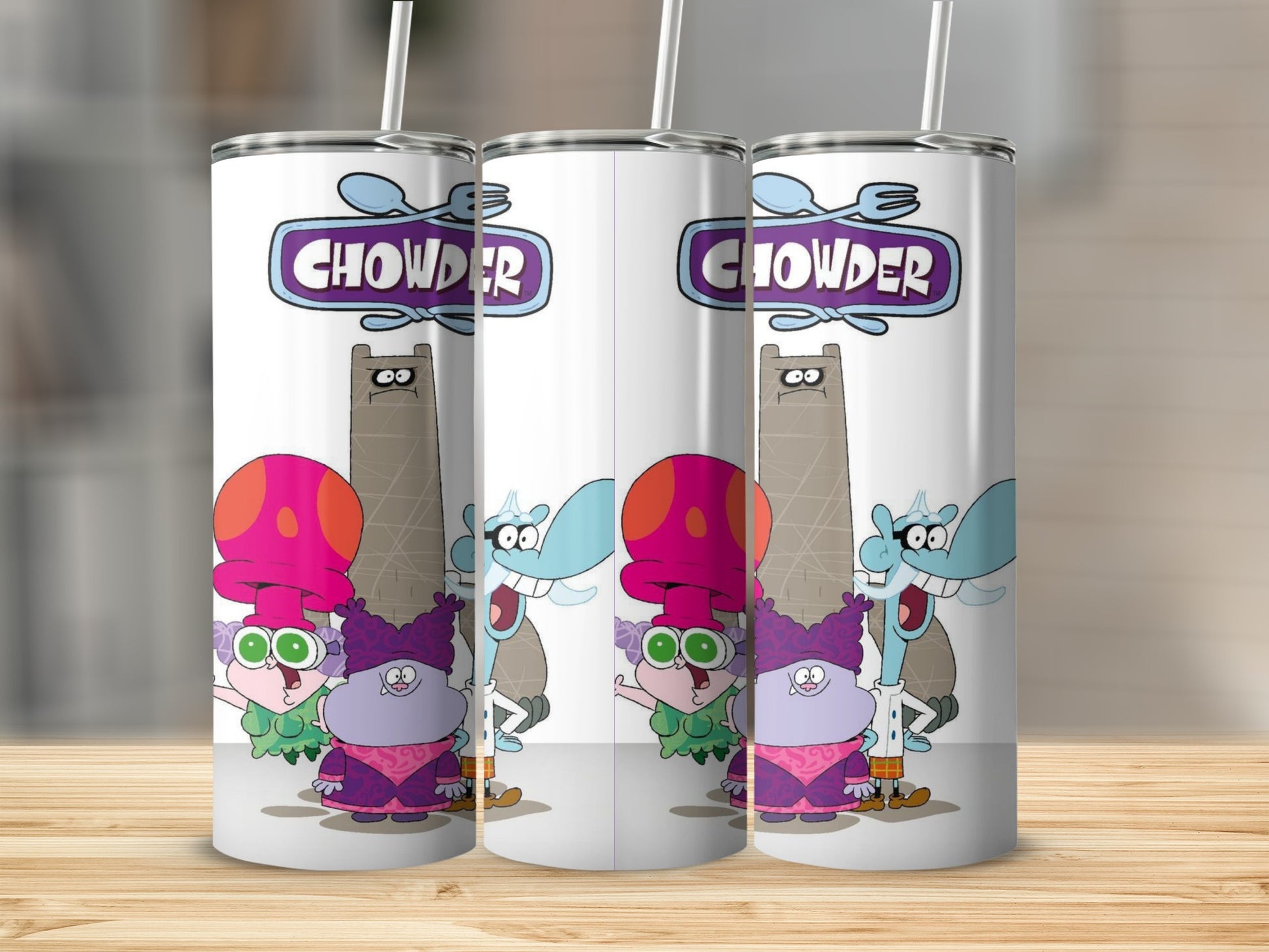 Chowder Cartoon Character Tumbler for Kids