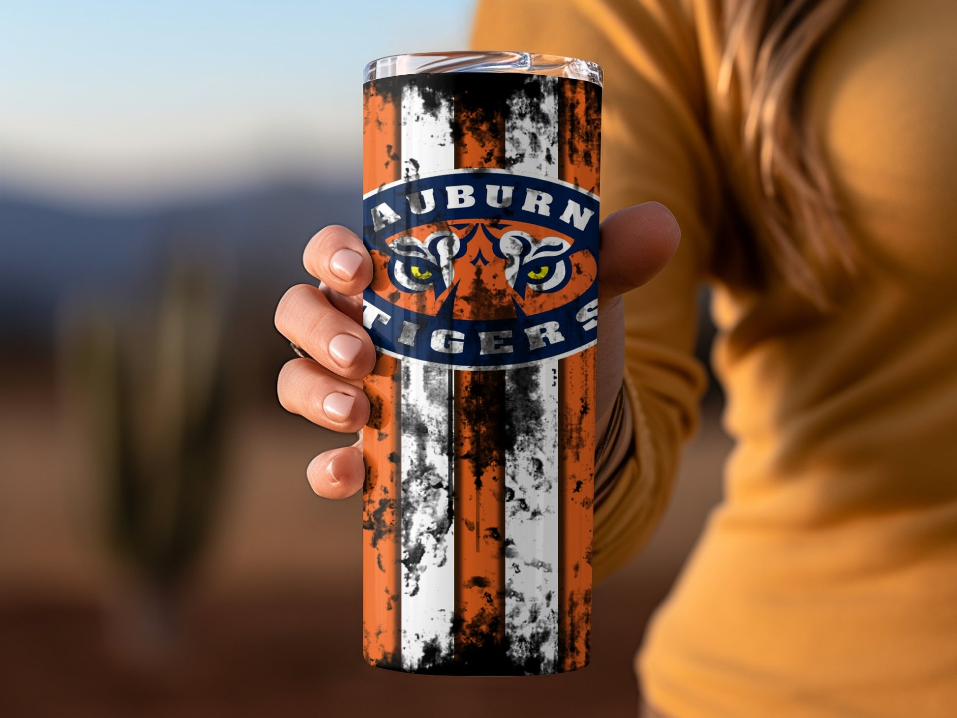 Auburn Tigers Insulated Tumbler for Hot and Cold Drinks