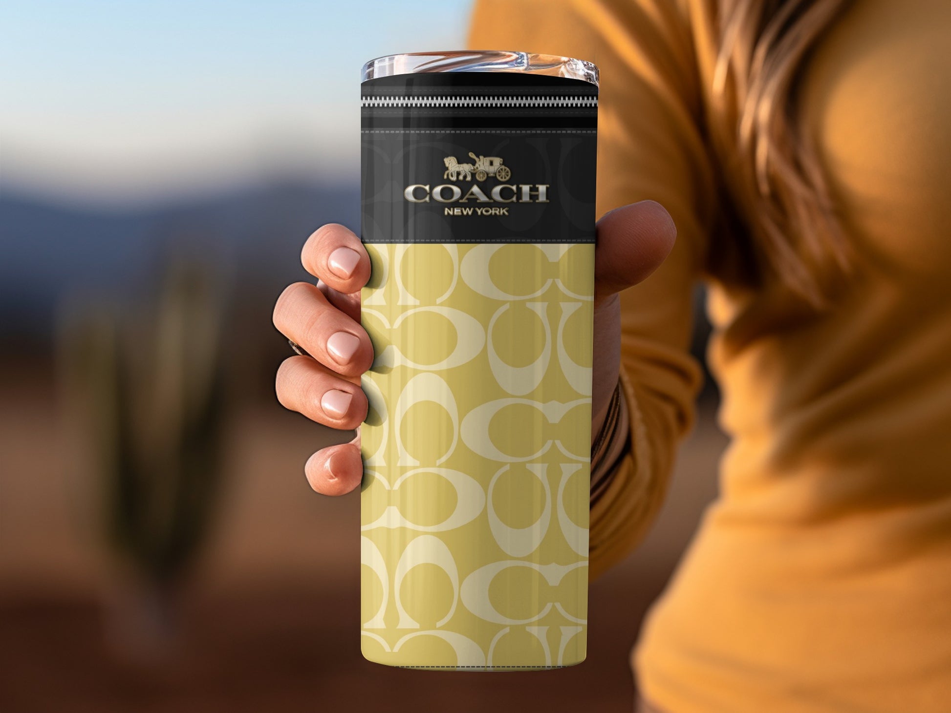 Coach New York Designer Insulated Tumbler Cup