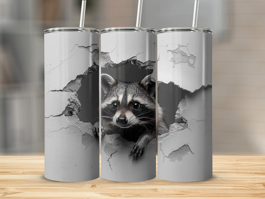 Curious Raccoon Broken Wall Tumbler Unique Artwork Drink product type
Raccoon Tumbler
Animal Drinkware
Cracked Wall Design
Unique Tumbler
Raccoon Art
Wildlife Tumbler
Cute Raccoon
Tumbler Gift
Concrete Wall Design
Artistic Design
Raccoon Lover
Quirky Tumbler
Cool Raccoon
Drink Container
Novelty Drinkware
Beverage Tumbler
Wall Burst Effect
Funny Raccoon
Animal Print
Creative Tumbler