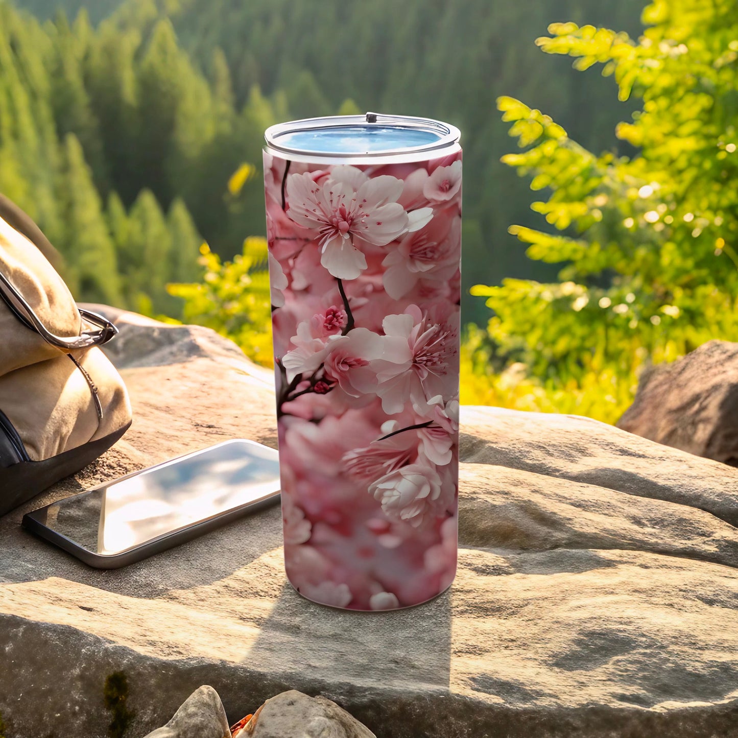 Beautiful Pink Cherry Blossom Flower Print product type