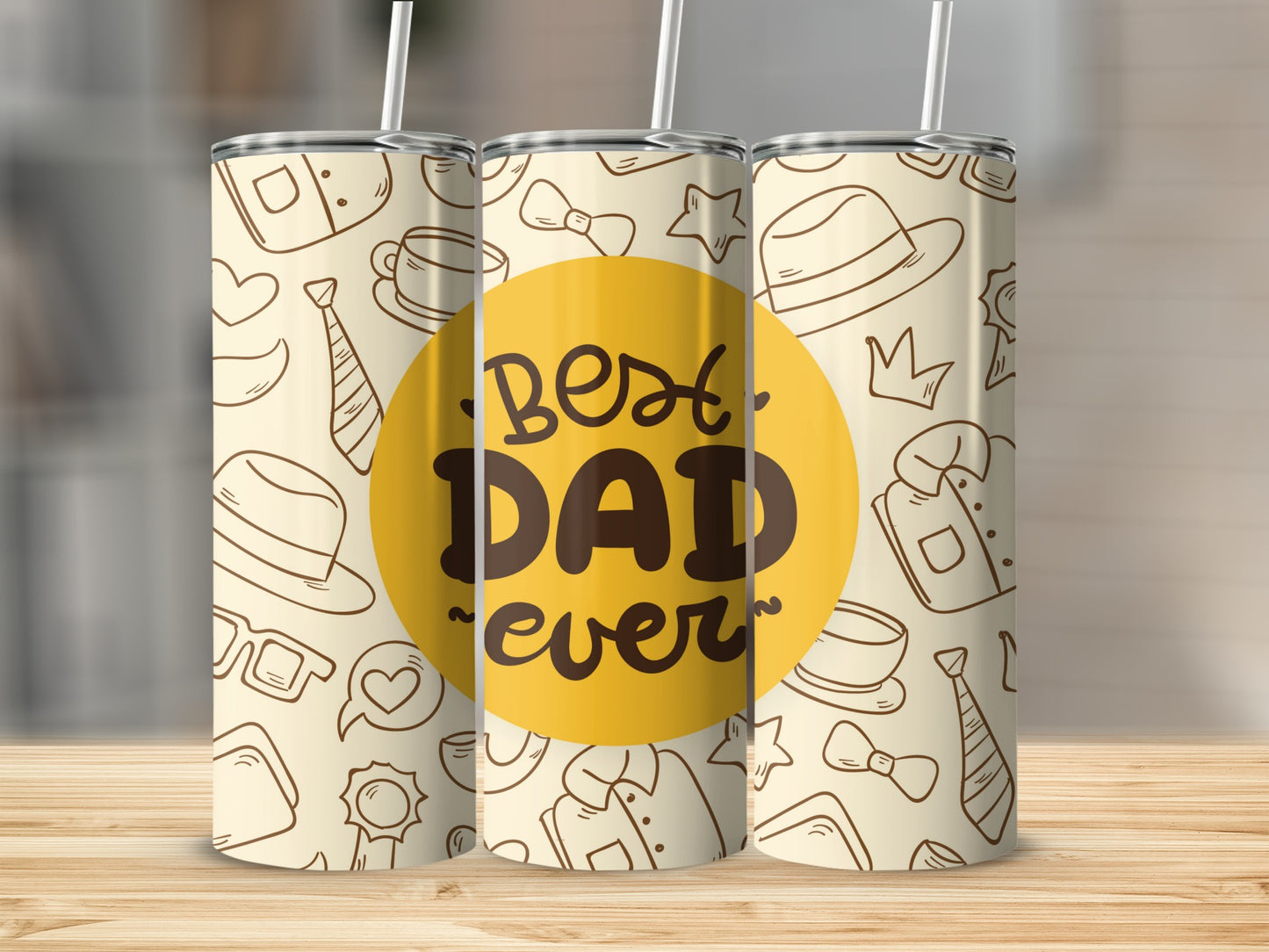 Best Dad Ever Insulated Tumbler Father's Day Gift