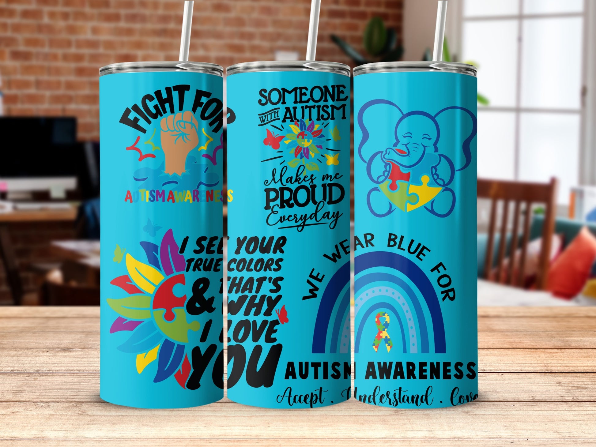Fight For Autism Awareness Tumbler