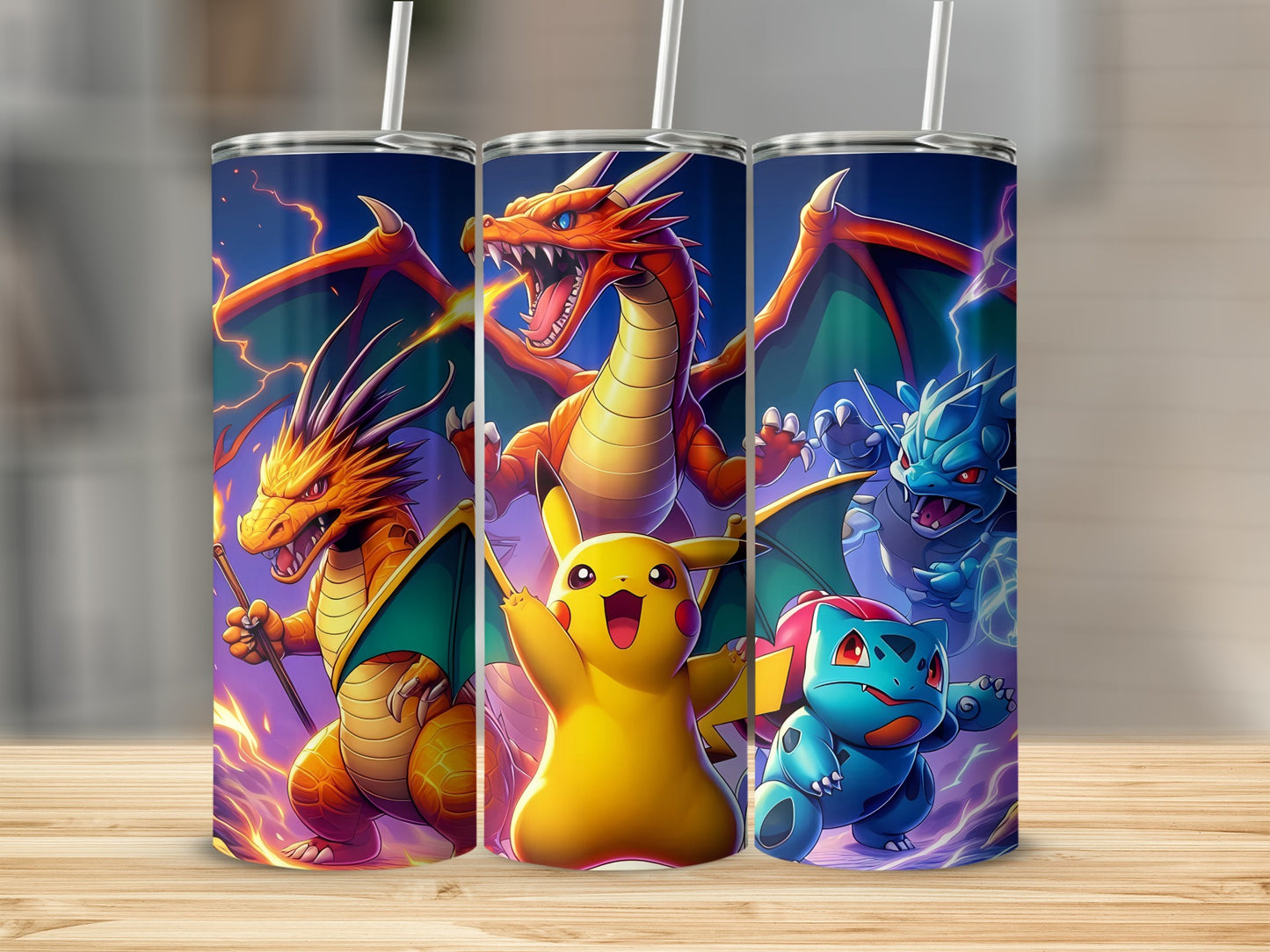 Animated Fantasy Characters Fun Art Tumbler Product