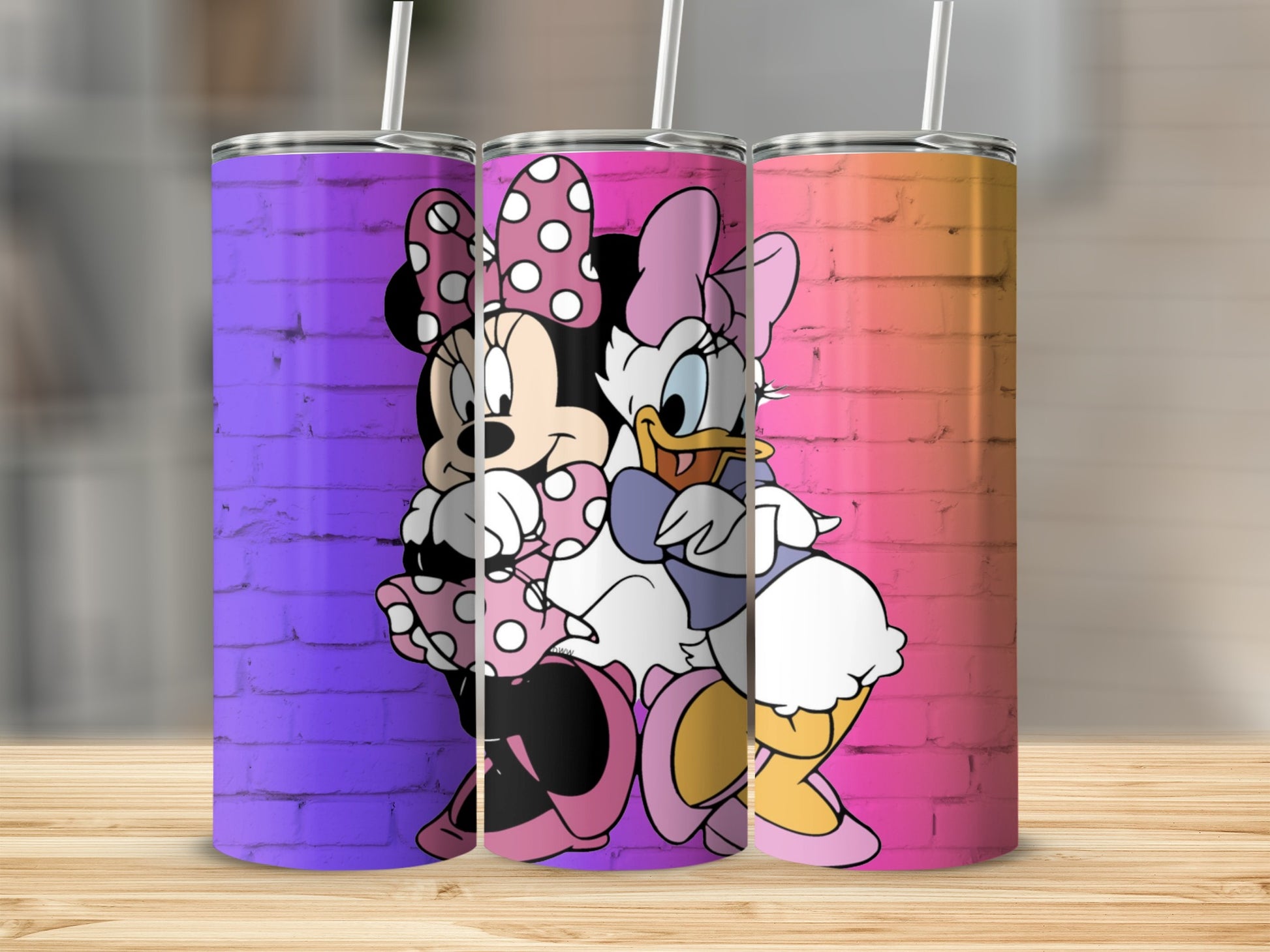 Minnie Mouse and Daisy Duck Tumbler Set