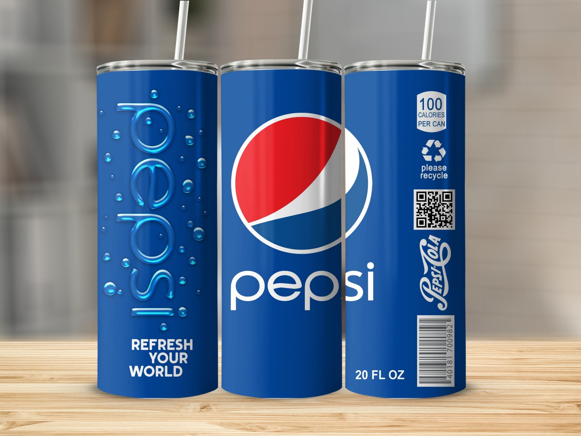 Pepsi Refresh Your World Blue 20 FL OZ product type