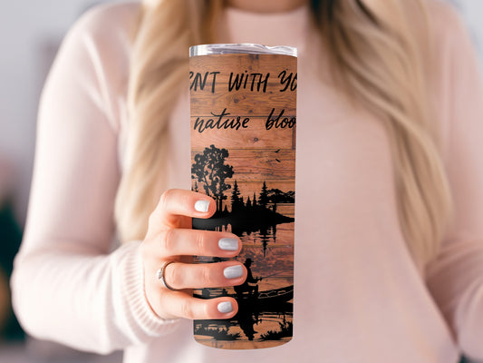 Rustic Nature Scenes Travel Tumbler for Outdoor Enthusiasts