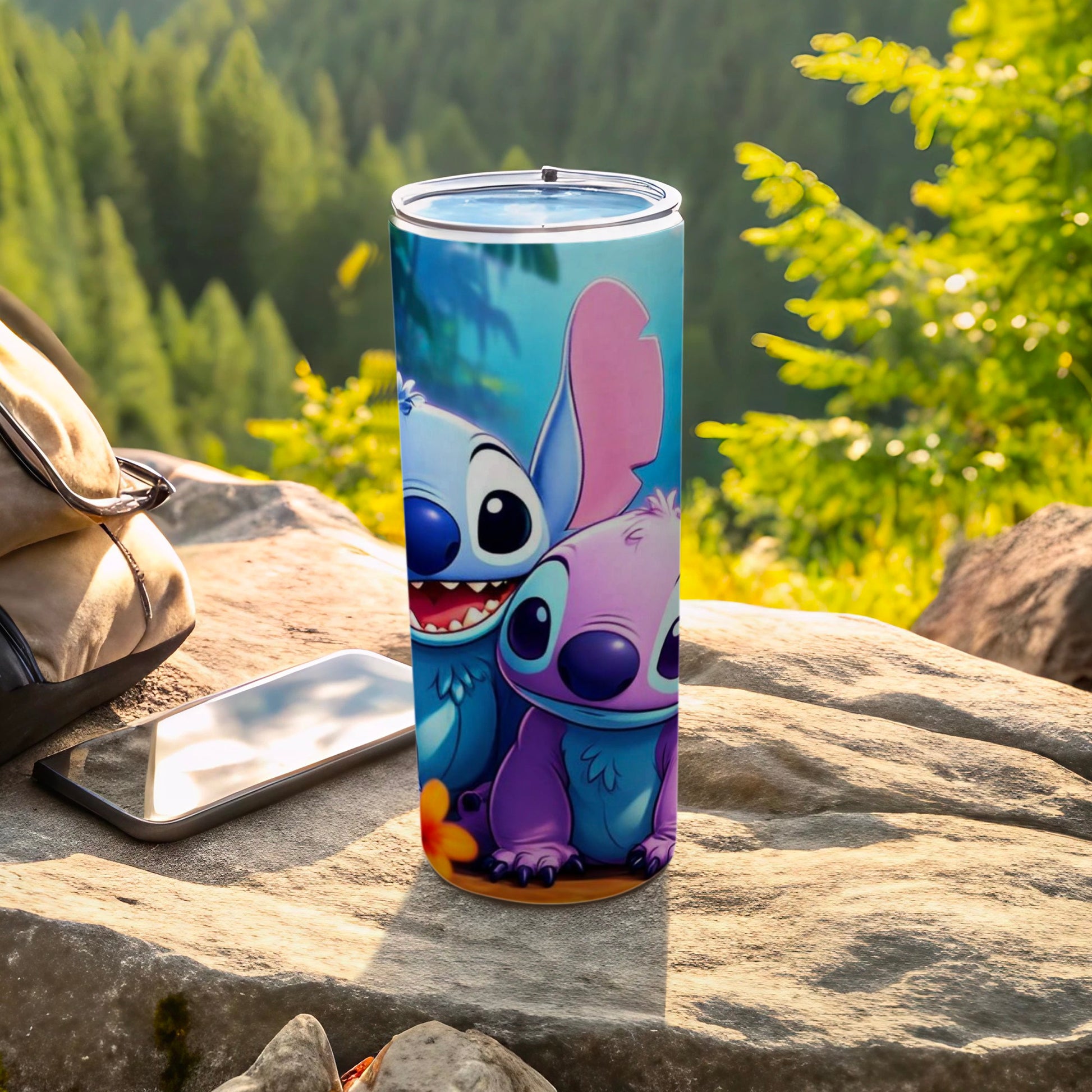 Lilo and Stitch Adventure Tumbler 20oz Cup Flask Tumbler