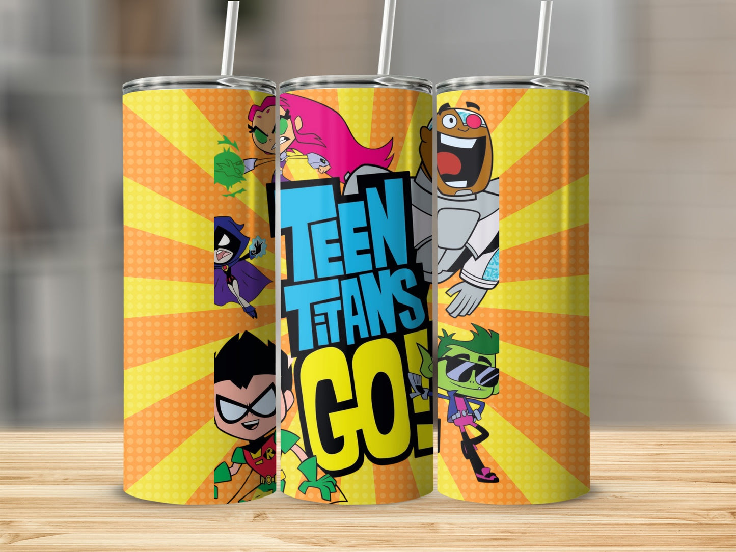Teen Titans Go Characters Insulated Tumbler Cup