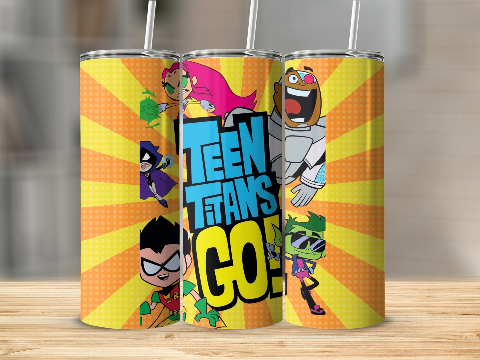 Teen Titans Go Characters Insulated Tumbler Cup