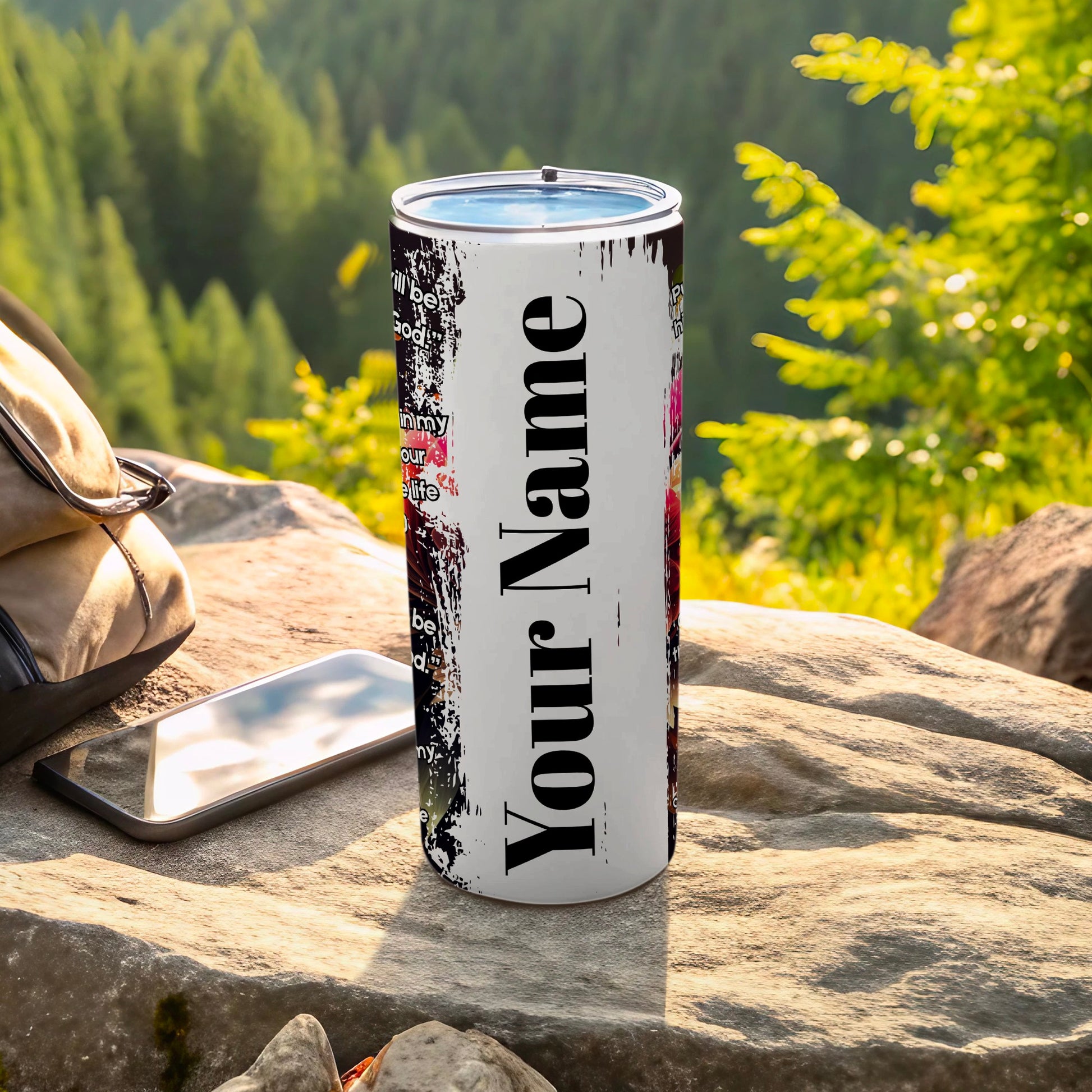Customizable Your Name Tumbler for Outdoors and Travel