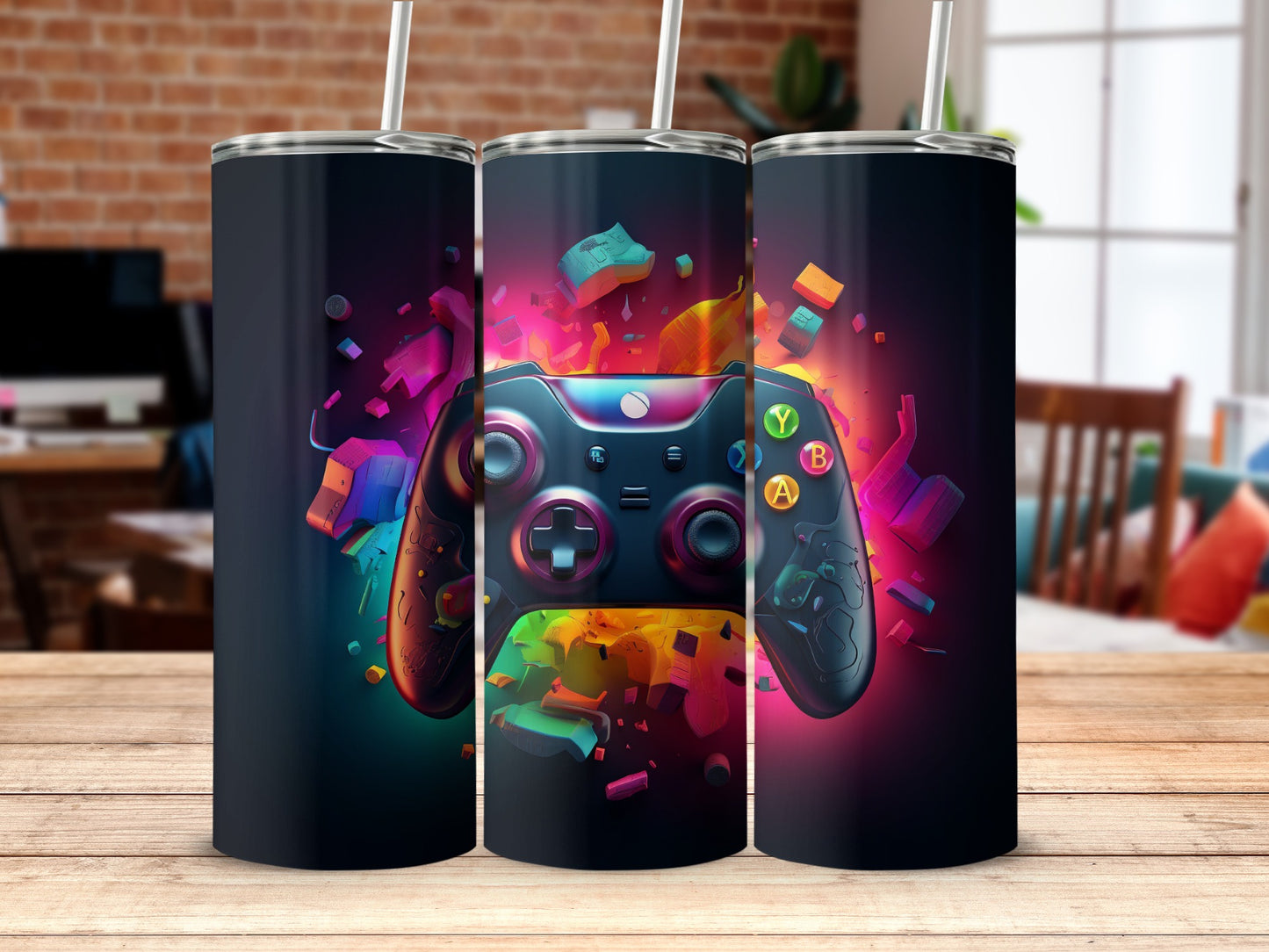 Vibrant Gaming Controller Design for Tech Enthusiasts