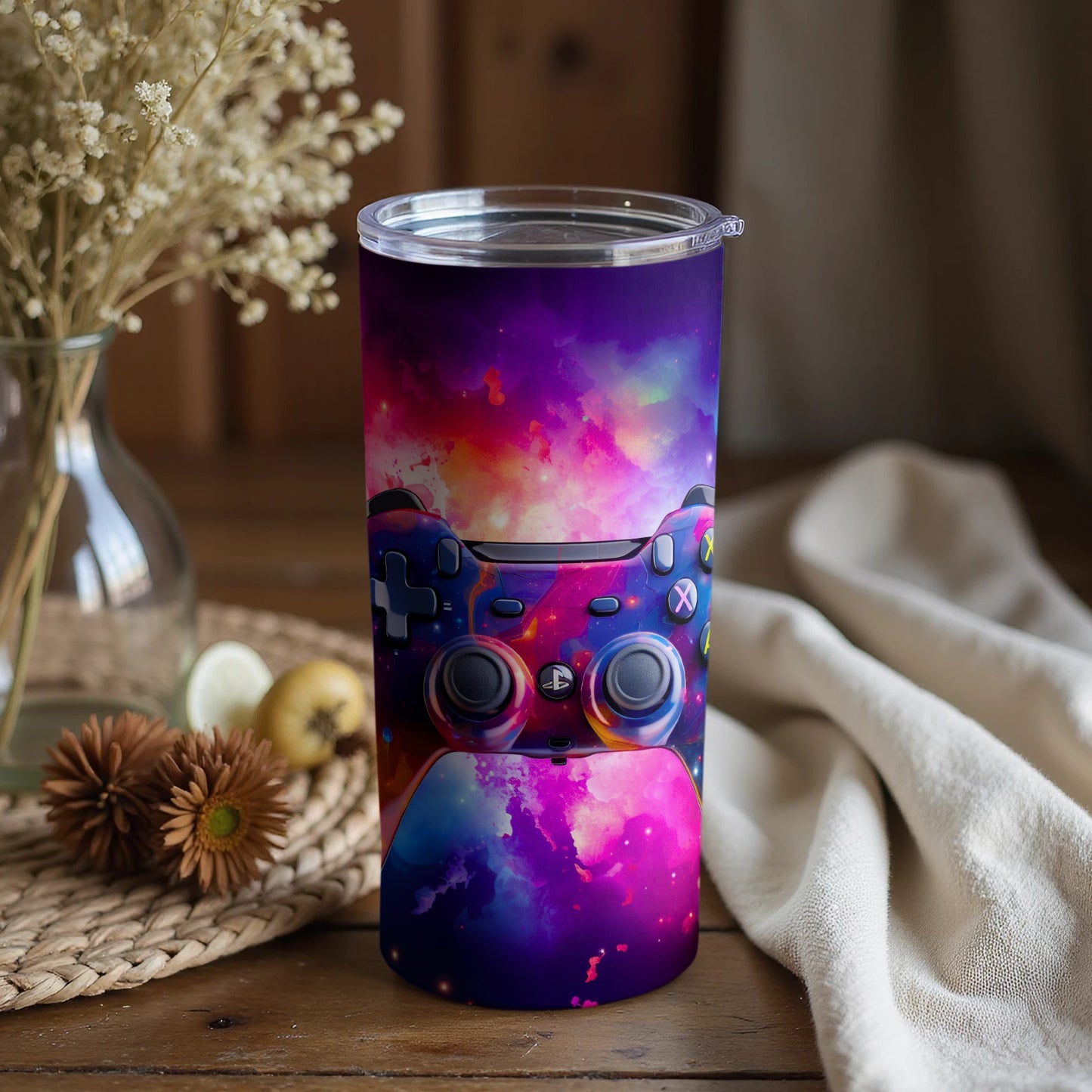 Gradient Galaxy Controller Design Insulated Tumbler
